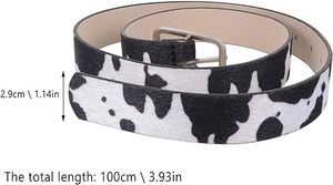 Ceinture Western en cuir de vache avec design cousu Buck au meilleur prix - Product Image 5