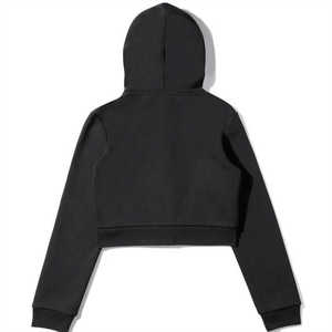 เสื้อฮู้ดดี้ผู้หญิง สไตล์ดิสเทรส พิมพ์ลายตามสั่ง ล้างสีแบบแอซิดวอช ซิป ผูกเชือก ผ้าเฟรนช์เทอร์รี่ถัก ลายซันเฟด โลโก้ด้านหน้าแบบเรียบ - Product Image 6
