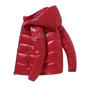 Blouson matelassé à capuche pour homme 2026, vêtement d'extérieur chaud pour l'hiver, doublure douce, finition lisse, fermeture éclair intégrale, option de logo personnalisé - Product Image 5