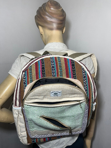 Bolso de mochila étnico hecho a mano, bolso de viaje elegante, bolso bohemio bordado tradicional para mujeres y niñas, ligero y duradero - Product Image 5