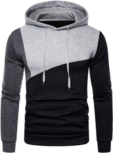 Muestra Gratuita OEM: Conjunto de Sudadera con Capucha para Hombre, 100% Algodón, Manga Larga, Estampado, Corte Regular, Sudadera con Capucha Tipo Pullover, Venta al por Mayor, Forro Polar Negro - Product Image 3