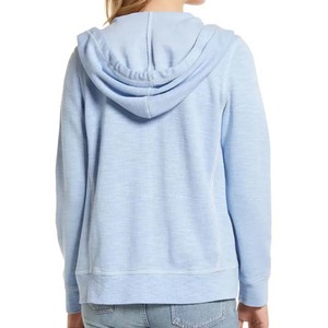Sudaderas con capucha de algodón con cremallera de manga larga para mujer, sudaderas con capucha de invierno personalizadas 2024, sudaderas informales de calidad superior para mujer a bajo precio - Product Image 3