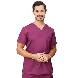 Haute qualité à la mode Stretch Spandex médecin gommages uniforme d'allaitement unisexe personnalisable - Product Image 3