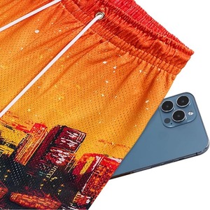 Pantalones cortos de entrepierna de 5 pulgadas para hombre, pantalones cortos de entrenamiento de gran tamaño con logotipo personalizado de Color sólido Dry Fit, pantalones cortos atléticos para hombre fabricados por Dress Sports - Product Image 3