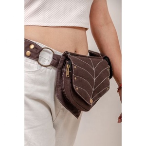 Nouveau sac de taille en cuir véritable fait à la main classique avec ceinture réglable Unique Western Festival Fanny Pack Hip taille cuisse sacs - Product Image 3