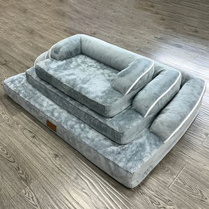 Populair Groot Wasbaar Huisdier Plat Bed Custom Kauwbestendig Duurzaam Medium Grote Hondenbed Slaapbank Met Sponsvulling - Product Image 6