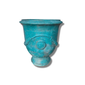 Entrega rápida, macetas de fibra de vidrio, nuevo diseño, juego de forma Rectangular de arcilla de fibra, 3 uds. Para exteriores, fábrica de Vietnam - Product Image 2