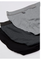 Sous-vêtements respirants pour hommes, 100% coton, caleçons taille haute, lot de 3