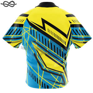 Polos brodés à manches longues avec logo personnalisé de haute qualité pour hommes femmes polos de golf personnalisés en polyester spandex pour hommes - Product Image 2