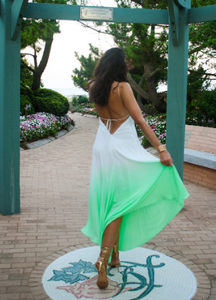 Robe de plage longue sans manches, col en v, Sexy, dos nu, robe longue de styliste pour femmes, vente en gros - Product Image 3