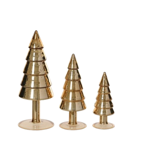 Juego de Tres Luces Decorativas Modernas y Duraderas de Metal para Árbol de Navidad, para Fiestas Navideñas, Halloween, Pascua, Año Nuevo - Product Image 1