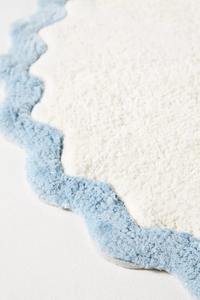 Alfombra de baño multicolor de algodón con diseño moderno en zigzag para uso doméstico o hotelero - Product Image 4