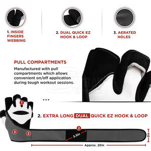 Pakistan Made Best Quality Gym <b>Fitness</b> <b>Gloves</b> in Wholesale Price Gym <b>Fitness</b> <b>Gloves</b> for Adult New 2024 Design - Product Image 3