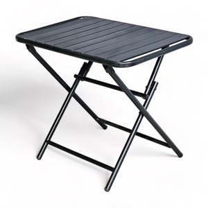 Mesa Plegable para Té con Diseño de Limón BTC001 para Restaurantes con Ranuras Redondas de Hierro y Recubrimiento en Polvo - Product Image 1