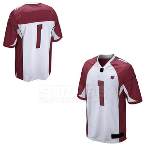 Camisetas de Fútbol Americano de Manga Corta, Transpirables, de Talla Grande, Personalizadas, de Alta Calidad, para Adultos, MOQ Bajo - Product Image 3
