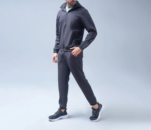 Wholesale price custom made Turn over collar with <b>zip</b> <b>up</b> plain two piece windbreaker sets for men - Product Image 6