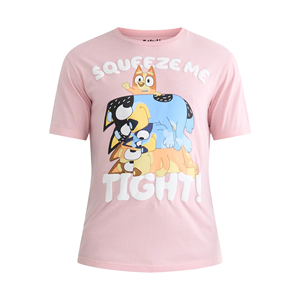 OEM เสื้อยืดคอกลมแขนสั้นสำหรับเด็กทารกสีชมพู, เสื้อยืดลำลองผ้าฝ้าย100% ออกแบบโลโก้ได้ตามต้องการ - Product Image 1