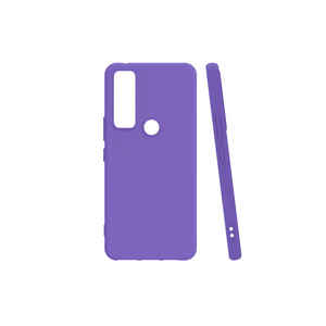 Coque en silicone violette premium Netzy pour TCL 20 SE, coque arrière fine antichoc pour les modèles TCL A55 A33 5G XR - Product Image 1