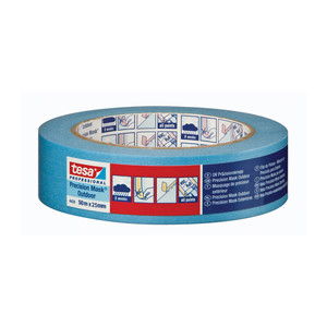 Ruban de masquage bleu 25 mm x 50 m. - Product Image 1
