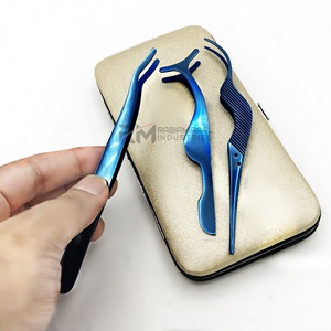 ชุดอุปกรณ์ติดขนตาแบบหวีหนีบ RMI รุ่นใหม่มาแรง สีฟ้าพลาสมา  แบบปรับแต่งได้ - Product Image 4