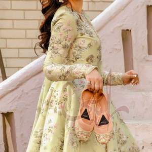 Zapatos Khussa Profesionales para Mujer, Antideslizantes, con Estampado, Material Duradero, Suela de Cuero Genuino, Parte Superior de Terciopelo, Marca Privada - Product Image 3