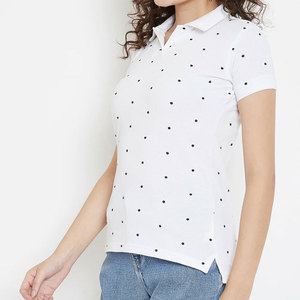 2025 nueva llegada mujeres para Polos Slim Fit transpirable e informal patrón sólido para uso al aire libre Venta caliente - Product Image 3