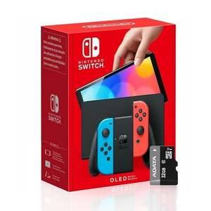 VENTAS DE CALIDAD 100% Consola Nintendos Switch 2 64GB 32GB OLED con Neon Blue - Product Image 1