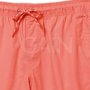 Shorts décontractés pour hommes en toile unie à taille mi-haute, coton/polyester, séchage rapide, respirants, nouveau style, vente chaude, faible MOQ - Product Image 3