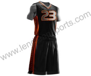 Personalizado nombre del equipo impreso entrega rápida sublimación uniforme de baloncesto al por mayor uniforme de baloncesto Unisex - Product Image 3