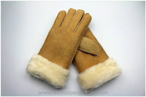 Fabricant en gros OEM et ODM de gants d'hiver à écran tactile, nouvelle mode, gants de fête luxueux et chauds pour hommes en peau de mouton - Product Image 5