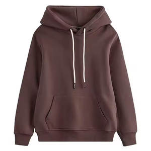 Couleurs personnalisées pull-over uni à manches longues sweat à capuche à manches longues personnalisé hommes gsm léger double couche luxe deux couches à capuche - Product Image 4