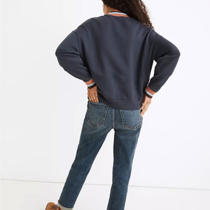 Sudadera de mujer con logotipo personalizado/Sudadera de mujer de manga larga de último diseño 2025 personalizada OEM transpirable precio barato - Product Image 3