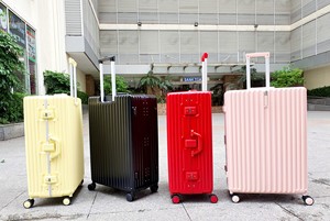 Hot Travel <b>Suitcase</b> Aluminum Frame Luggage Unisex Using for Travel Wholesale Large Capacity - Product Image 6