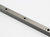 Rail linéaire en aluminium usiné CNC, rail de guidage en alliage d'aluminium anodisé de haute précision sur mesure, usine OEM