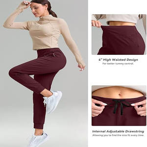 Vente en gros de leggings personnalisés à taille haute pour le yoga et l'entraînement, leggings solides en polyester souple, spandex/nylon, leggings de fitness pour gym - Product Image 6