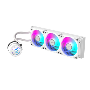 2024 nouveau GIGABYTE <span class=keywords><strong>AORUS</strong></span> WATERFORCE X II 360 glace blanc refroidisseur d'eau pour ordinateur de jeu refroidissement adressable Aio CPU refroidisseur - Product Image 2
