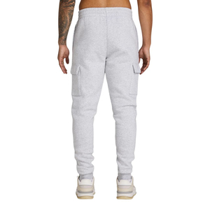 Pantalones de chándal grises para hombre con cintura elástica, bolsillos laterales dobles y cómodo tejido de lana suave - Product Image 2