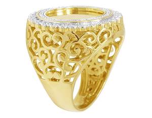 Venta caliente Iced Out Custom Hip Hop Ring 925 Sterling Silver VVS Moissanite Diamond para hombres - Product Image 2