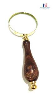 Handmade Portable Reading Optical Magnifier with Light Handheld Handheld Magnifying <b>Glass</b> for Reading - Product Image 5