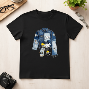 T-Shirt Unisex 210GSM 100% Cotone Modello Rose Taglia 2XL Abbigliamento Casual Aderente Oversize con Stampa Termica DTG - Product Image 3