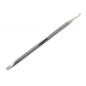 2025 dernière conception plaqué or de haute qualité en acier inoxydable cuticules poussoirs à ongles qualité supérieure à double extrémité pour le nettoyage des ongles - Product Image 1