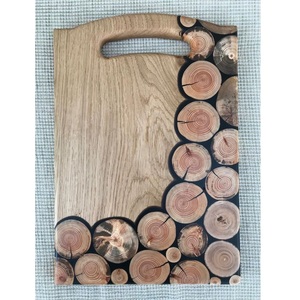 Tabla de Cortar Decorativa de Madera y Resina Hecha a Mano, Tabla de Picar de Cocina de la Mejor Calidad, Precio al por Mayor - Product Image 3