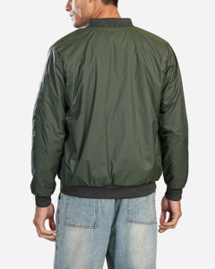 เสื้อแจ็คเก็ตบอมเบอร์ผู้ชายแบบสั่งทำพิเศษสำหรับฤดูใบไม้ร่วง  แบบสองด้านใส่ได้  ทรงโอเวอร์ไซส์  ปกแมนดาริน  ผลิตแบบดั้งเดิม  สไตล์วินเทจ - Product Image 3