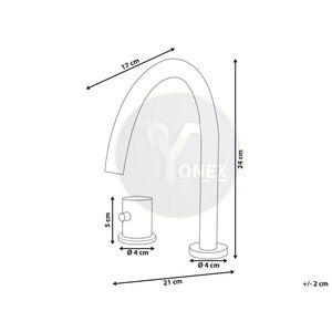 Robinet mélangeur de lavabo à deux trous de haute qualité, léger, fabriqué avec des matériaux de première qualité - Product Image 6