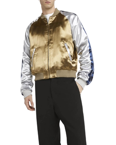 Blouson aviateur en satin d'hiver 100% nylon personnalisable pour homme, respirant, fermeture éclair, blouson aviateur pour homme, veste d'hiver - Product Image 3