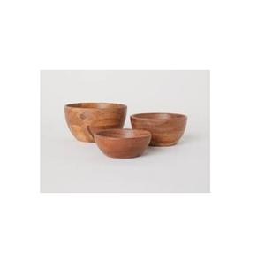 Tazón de madera para helado de diseño Simple, accesorios de cocina, tazón de madera personalizado para restaurante y bar - Product Image 3