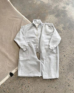 ชุดวอร์มแบบมีฮู้ดสำหรับฤดูหนาวมีฮู้ดชุดวอร์มแบบถุงเปล่าออกแบบโลโก้ได้ตามต้องการ - Product Image 4