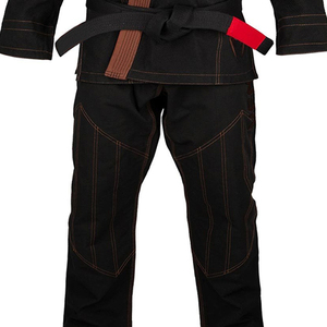 Qualité supérieure 2 pièces BJJ Gi uniforme pour adultes hommes femmes à manches longues Arts martiaux chemise pantalon taille réglable Stretch - Product Image 5