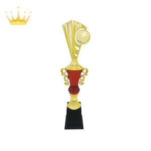 Trofeo personalizable de plástico PC/ABS de Color dorado Forma personalizada Varios patrones Flexi Top Coin Souvenir Awards para la competencia - Product Image 2