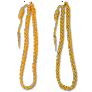 Vente en gros 2024 Aiguillette d'épaule OEM sur mesure ShineGold Wire Aiguillette Gold Wire Cord Custom Personal Defence Equipment - Product Image 2